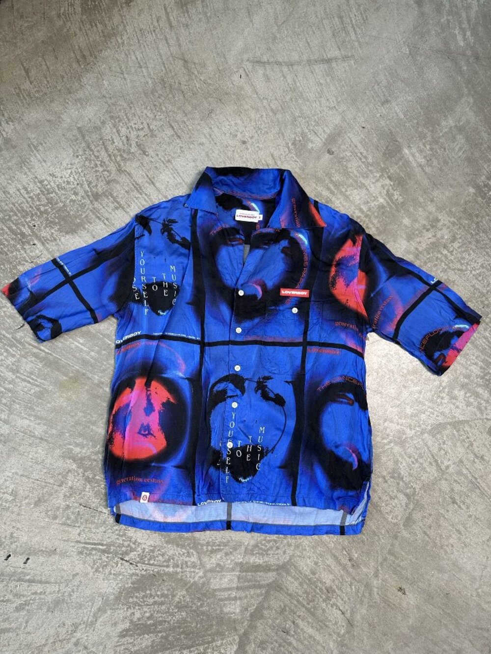 Charles Jeffrey LOVERBOY Hawaiian Shirt M
